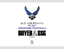 Military Procurement App Mockups